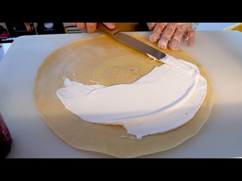 Видео: Известный среди учеников, дочь Ньютелла Вифингрим (Banana) - уличное блюдо в Корее.