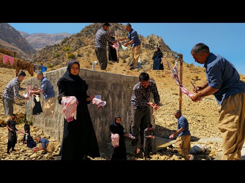 Видео: Кочевой образ жизни в Иране | Свежее мясо в доме кочевника🏡 | Традиционная кочевая мясная лавка🥩