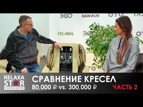 Видео: Сравнение кресел 80 000 vs. 300 000. часть 2