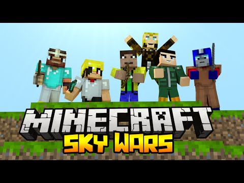 Видео: БИТВА НА 100 ЧЕЛОВЕК - Minecraft Скай Варс (Mini-Game)