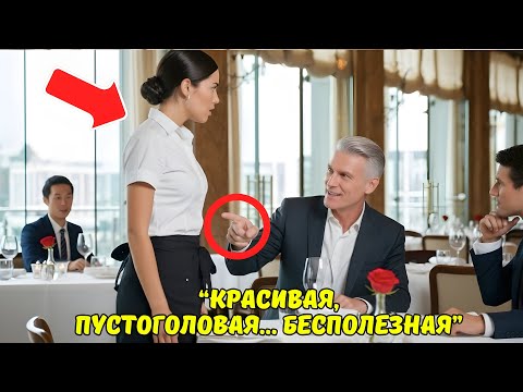 Видео: Миллиардер ОСКОРБИЛ официантку на немецком, НО её ответ заставил его ЗАМОЛЧАТЬ