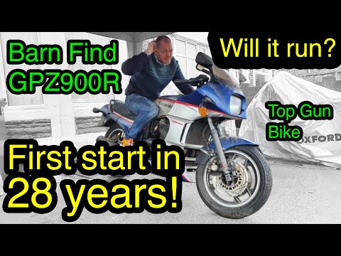 Видео: Первый запуск за 28 лет! Найди Kawasaki GPZ900R Ninja в сарае