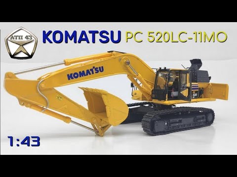 Видео: Komatsu PC 520LC-11MO🔹️Dealer model🔹️Обзор масштабной модели 1:43