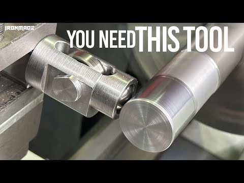 Видео: Инструмент для прокатки токарного станка - идеальная гладкая поверхность