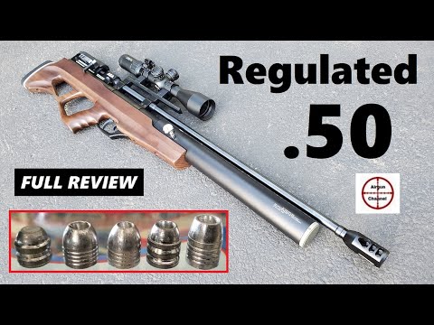 Видео: Винтовка AEA Challenger ELITE Regulated Big Bore Bullpup PCP (полный обзор) только в FOX AIR POWER