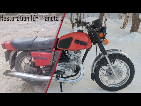 Видео: Восстановление легендарного мотоцикла из СССР -  Иж Планета 5 | Restoration Izh Planet 5 from USSR