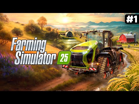 Видео: Farming Simulator 25 ● Копаем картошку и выращиваем рис ● #1