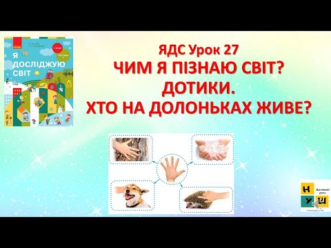 Видео: ЯДС 1 клас урок 27 ЧИМ Я ПІЗНАЮ СВІТ? ДОТИКИ. ХТО НА ДОЛОНЬКАХ ЖИВЕ? БІБІК