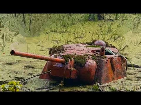 Видео: НАШЛИ ТАНК ВОВ В БОЛОТЕ