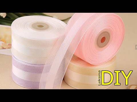 Видео: ИХ ХОТЯТ ВСЕ! и ты тоже ЗАХОЧЕШЬ!!! Невесомые бантики из органзы. / DIY