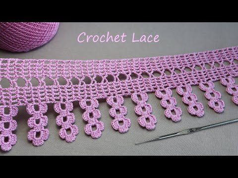 Видео: КРУЖЕВО НА МЕТРАЖ вязание крючком КАЙМА простое вязание  Crochet Lace Floral Ribbon Tape Tutorial