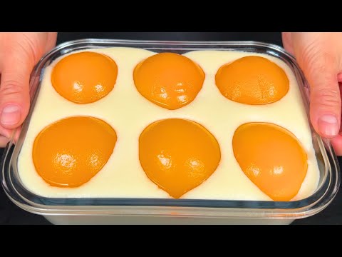 Видео: Только персики и йогурт! Самый вкусный домашний десерт за 10 минут! без выпечки!