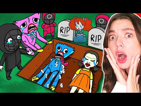 Видео: САМЫЙ ГРУСТНЫЙ МУЛЬТ POPPY PLAYTIME 😭 ИГРА В КАЛЬМАРА vs ХАГИ ВАГИ и КИСИ МИСИ Анимация