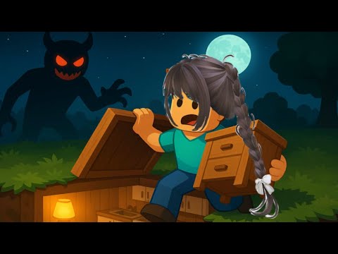Видео: Всю ночь в бункере! Опасная ночь. Выживи в бункере! #roblox #Nasti4ka_games