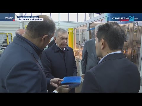 Видео: Президент Шавкат Мирзиёев ознакомился с созидательной работой в Ташкентской области