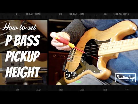 Видео: Как установить высоту звукоснимателя P Bass