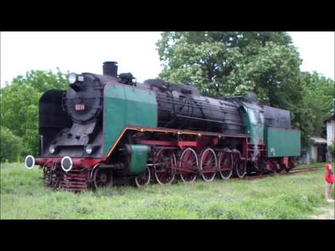 Видео: Атракционно пътуване, май 2016 г. Парни локомотиви 03.12, 16.27, 46.03 в Родопа планина.