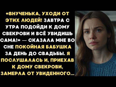 Видео: Покойна бабушка предостерегла меня за день до свадьбы. Я подъехала к дому свекрови и всё поняла...