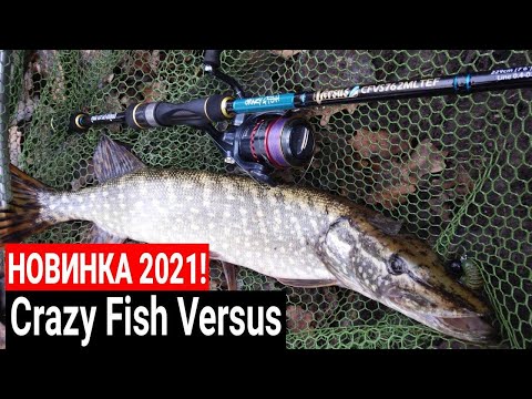 Видео: Судак и окунь осенью на джиг! Новинка Crazy Fish Versus 86 LT и первое знакомство с ней