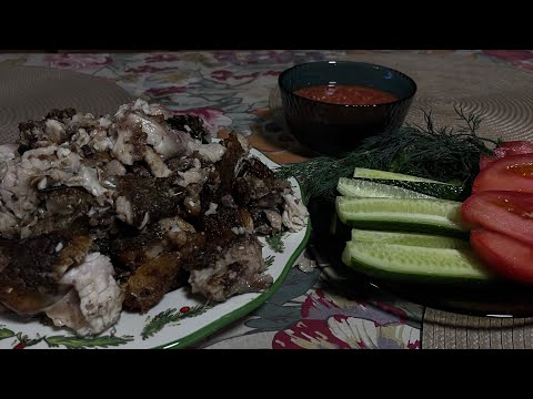 Видео: РЫБА НА САДЖЕ