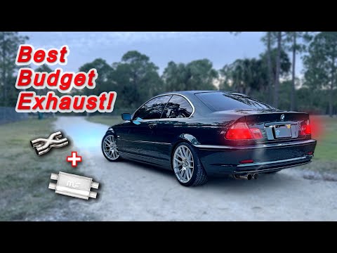 Видео: Лучшая бюджетная выхлопная система для BMW E46 — X Pipe против Straight Pipe