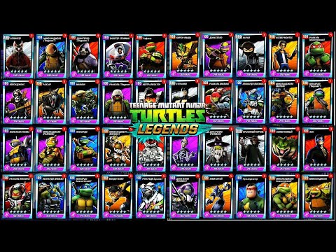 Видео: ЧЕРЕПАШКИ-НИНДЗЯ ЛЕГЕНДЫ - обзор ВСЕХ ГЕРОЕВ мобильной игры TMNT Legends