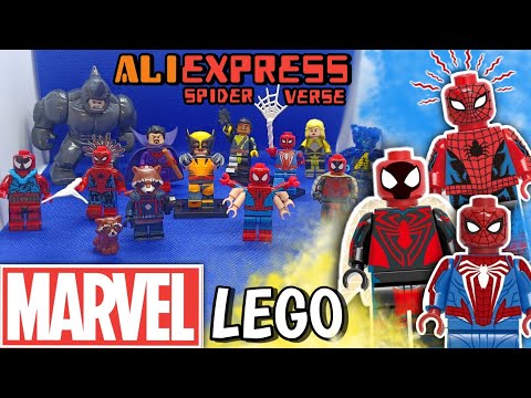 Видео: ЛЕГО MARVEL из Китая #9▷LEGO spider-man minifigures aliexpress