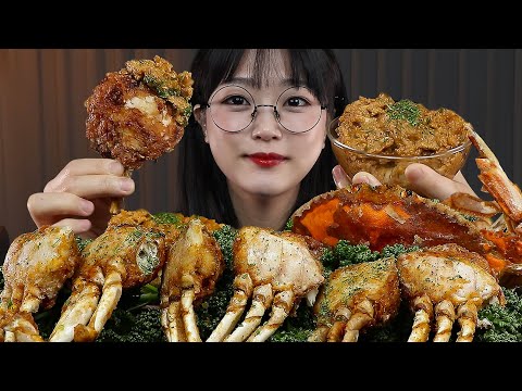 Видео: АСМР ЕДА Жареные крабы🦀 | MUKBANG | EATING SHOW