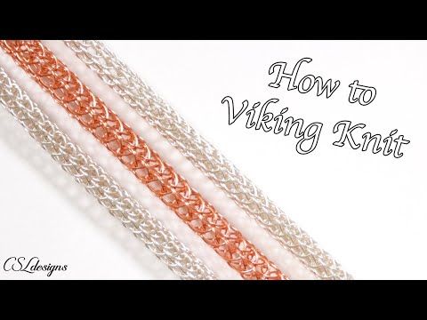 Видео: Как вязать крючком Viking