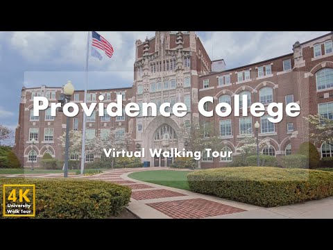 Видео: Колледж Провиденс (Providence College) - Виртуальная пешеходная экскурсия [4k 60fps]