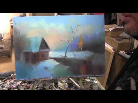 Видео: Видеоурок Игоря Сахарова, уроки маслянной живописи