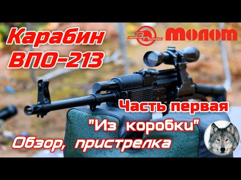 Видео: ВПО-213-20 366ТКМ "парадокс". Первое знакомство. (VPO-213 366ТКМ rifle choke. The first shots.