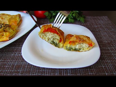 Видео: РЫБА в ЛАВАШЕ /Хрустящая и сочная закуска /Рыба в духовке /Очень вкусный рецепт /Fish in pita bread