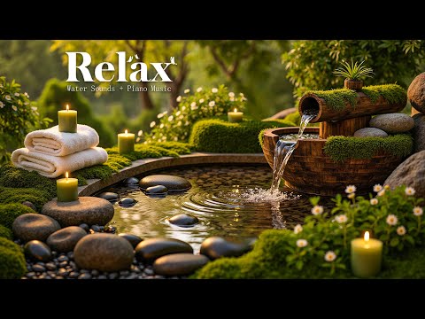 Видео: Целительная музыка + нежные звуки воды 🌿 Внутренний покой и снятие стресса