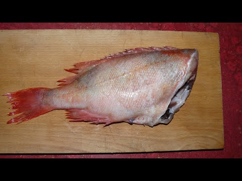 Видео: Жареный морской окунь. Самый простой и очень вкусный рецепт.