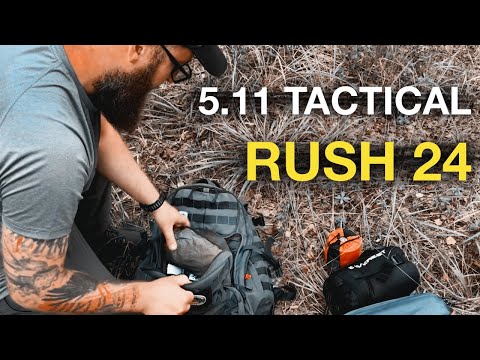 Видео: ОБЗОР рюкзака Rush 24 от 5.11 Tactical. Что я беру с собой в лес.