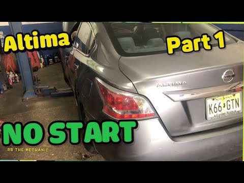 Видео: Nissan Altima с кнопкой запуска периодически не заводится, неисправен выключатель тормоза, часть 1