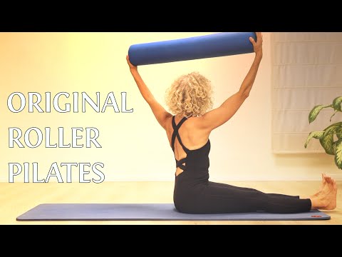 Видео: Оригинальные упражнения пилатеса с пенным роликом