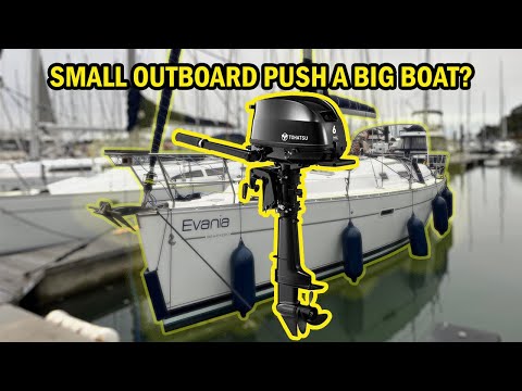 Видео: Подвесной мотор Tohatsu мощностью 6 л.с. тянет 6 тонн?