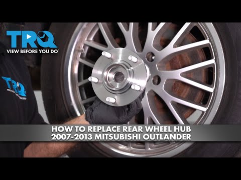 Видео: Как заменить ступицу заднего колеса на Mitsubishi Outlander 2007-2013