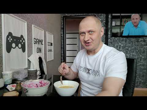 Видео: МУГБАНГ - ТУШЁНАЯ КАРТОШКА С МЯСОМ | СВЕКОЛЬНЫЙ САЛАТ 🍲🍆