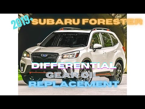 Видео: Как заменить масло в переднем и заднем дифференциале на Subaru Forester 2019+