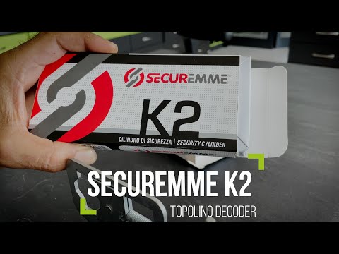 Видео: Декодер Topolino для замка модели K2