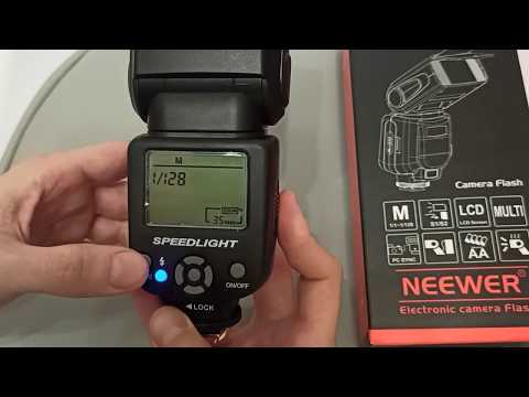 Видео: Бюджетная вспышка. Настройки.