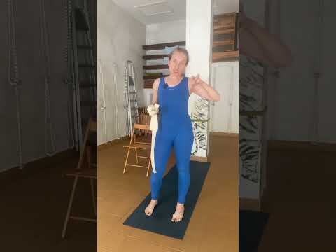 Видео: Йога Айенгара. Цикл «Здоровая спина. Сколиоз». Вводная часть. Опора и симметрия