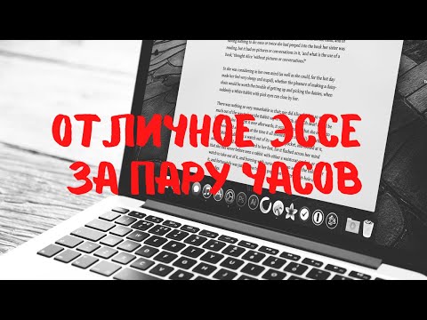 Видео: Как быстро написать эссе (академработу)