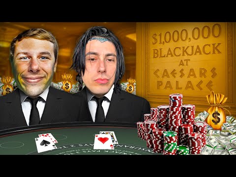 Видео: БЛЭКДЖЕК НА 1 000 000 ДОЛЛАРОВ В CAESAR'S PALACE С РОННИ РАДКЕ!