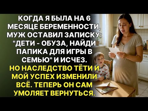 Видео: Муж назвал наших детей обузой и ушёл к стажёрке  То, что я сделала после его ухода, заставило ег