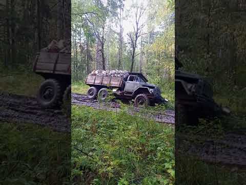 Видео: ЗИЛ застрял, чуть не перевернулся