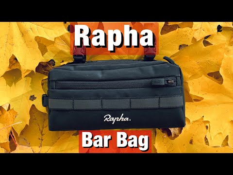 Видео: Rapha Bar Bag | Обзор сумки Rapha | Велосумка | Нарульная сумка | Bikepacking